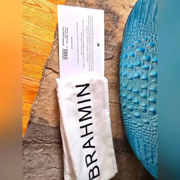 Brahmin Fallon Tropic Blue Melbourne NWT - Picture 4 of 5